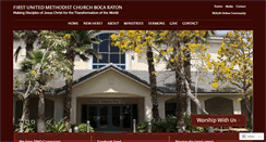 Desktop Screenshot of fumcbocaraton.org