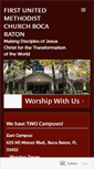 Mobile Screenshot of fumcbocaraton.org